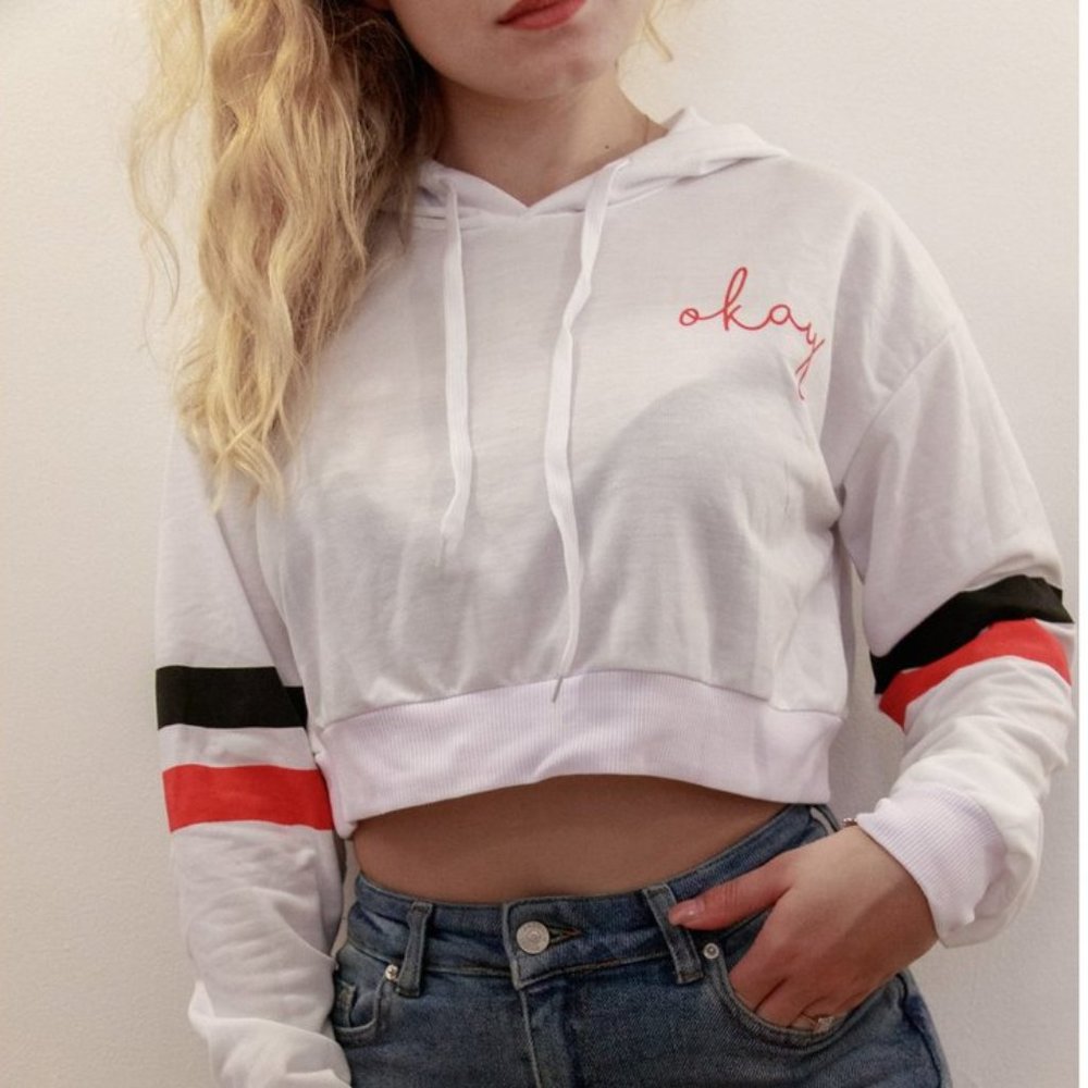CAROLINE CROPPED HOODIE